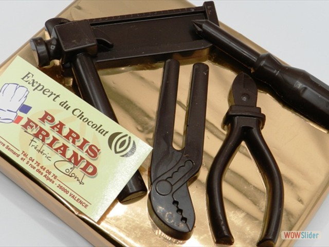 Outils chocoat Pâques